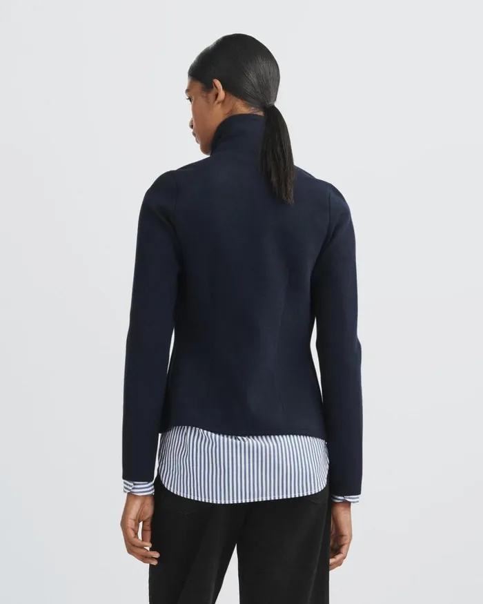 Women Blazers 038 Vests Rag 038 Bone Alex Sweater Blazer Navy