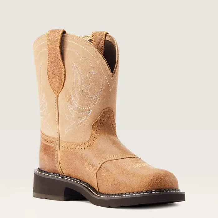 Women Booties Ariat Fatbaby Heritage Dapper Western Boot Wicker Women Booties Ariat Fatbaby Heritage Dapper Western Boot Wicker