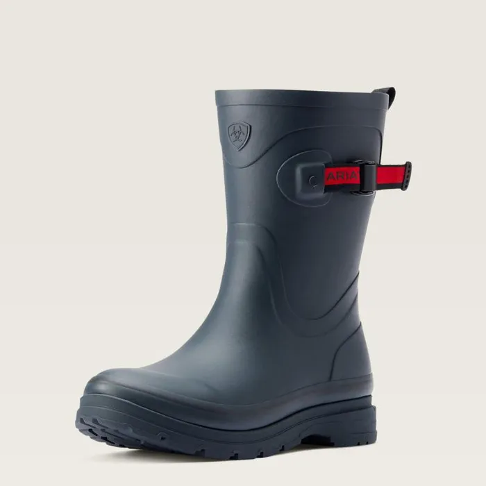 Women Booties Ariat Kelmarsh Mid Rubber Boot Navy