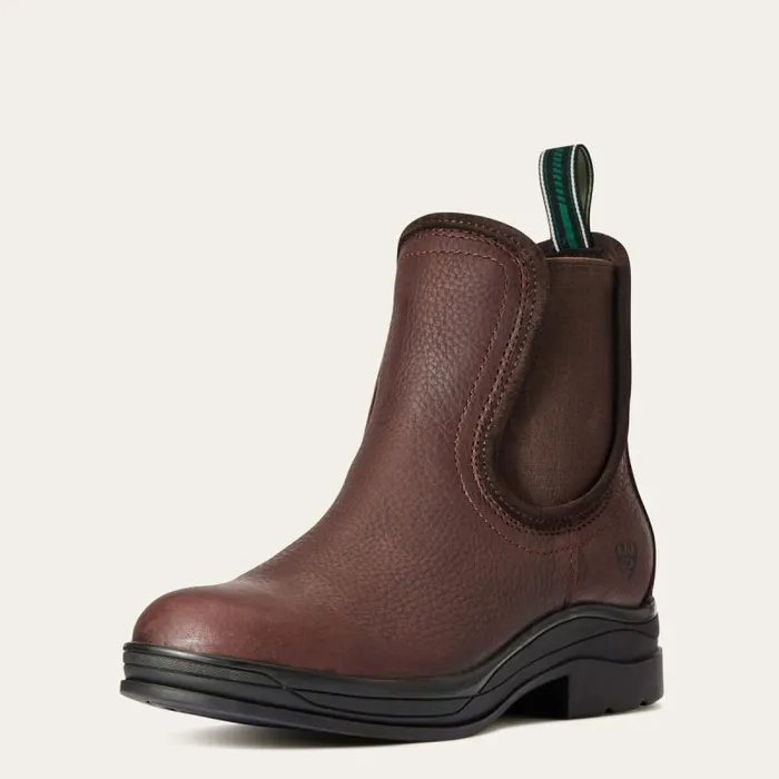 Women Booties Ariat Keswick Waterproof Boot Dark Brown