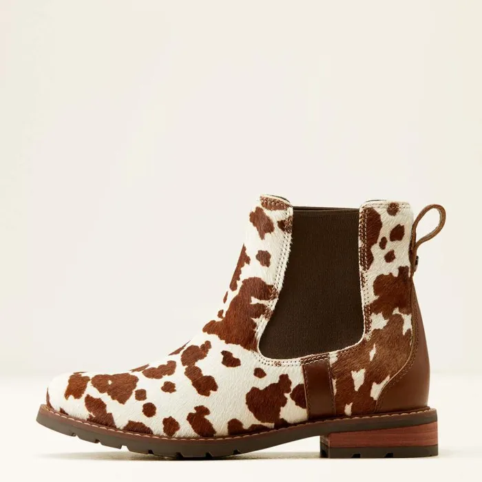 Women Booties Ariat Wexford Chelsea Boot Cow Hair On