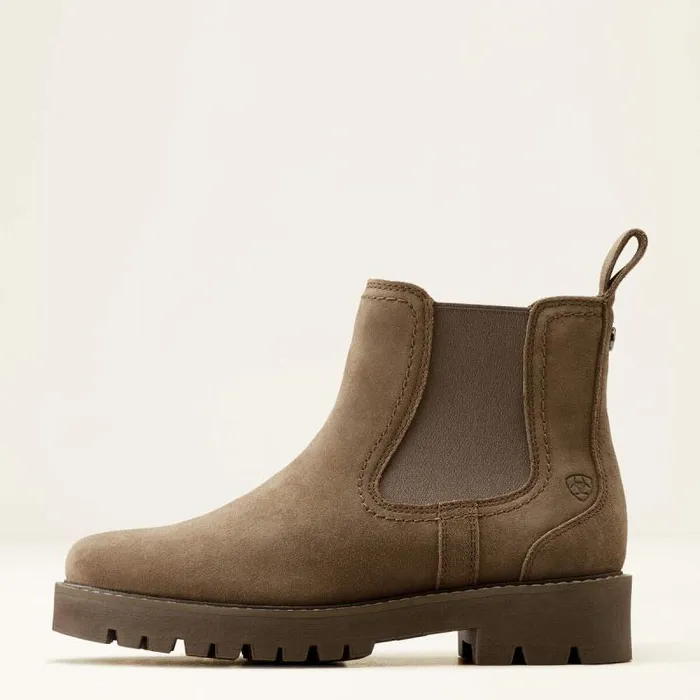 Women Booties Ariat Wexford Lug Chelsea Boot Dark Moss