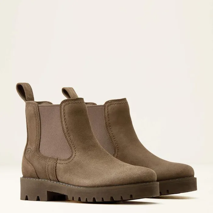 Women Booties Ariat Wexford Lug Chelsea Boot Dark Moss