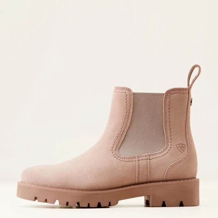 Women Booties Ariat Wexford Lug Chelsea Boot Dusty Rose Women Booties Ariat Wexford Lug Chelsea Boot Dusty Rose