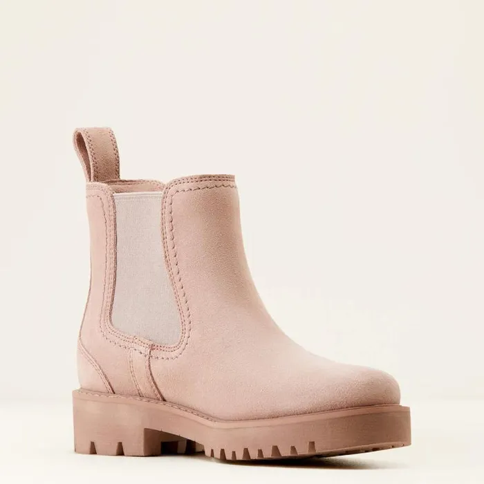 Women Booties Ariat Wexford Lug Chelsea Boot Dusty Rose Women Booties Ariat Wexford Lug Chelsea Boot Dusty Rose