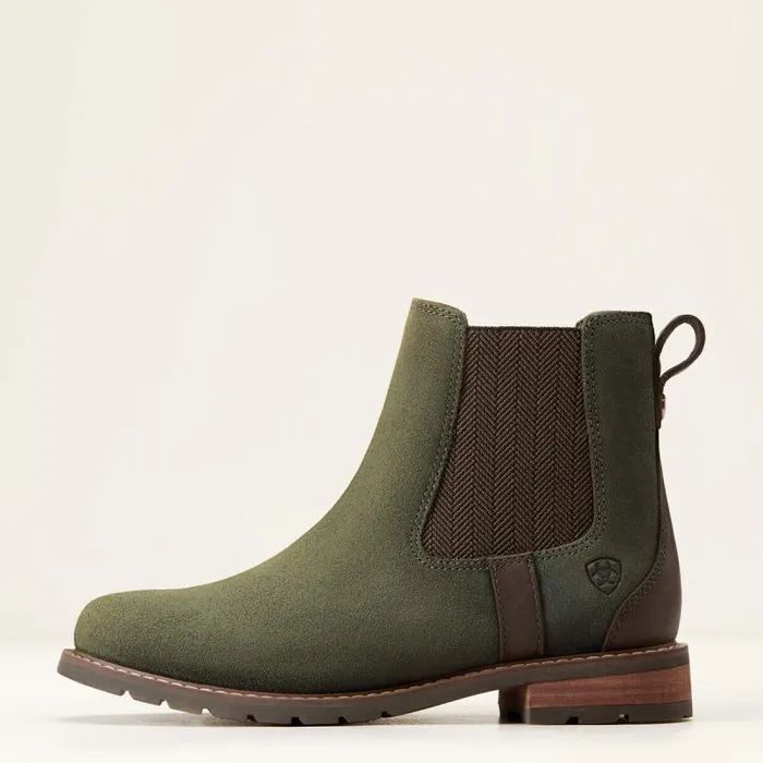 Women Booties Ariat Wexford Waterproof Chelsea Boot Olive Women Booties Ariat Wexford Waterproof Chelsea Boot Olive