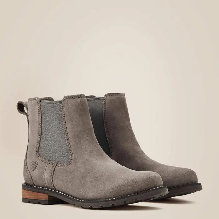 Women Booties Ariat Wexford Waterproof Chelsea Boot Taupe Women Booties Ariat Wexford Waterproof Chelsea Boot Taupe