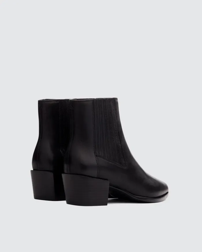 Women Boots Rag 038 Bone Rover Boot 8211 Smooth Leather Black