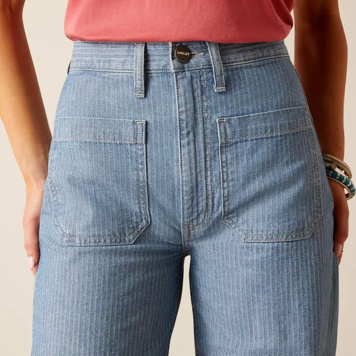 Women Denim Ariat High Rise Jazmine Wide Idaho Women Denim Ariat High Rise Jazmine Wide Idaho