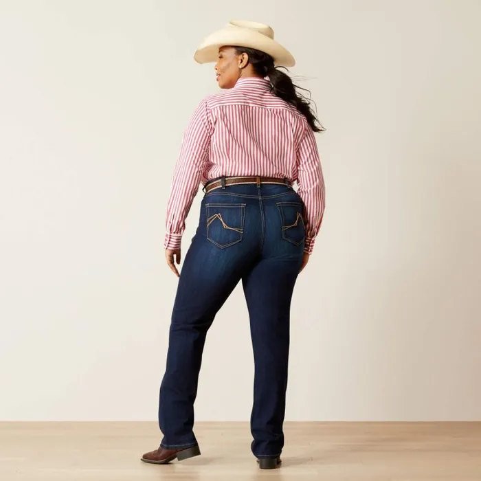 Women Denim Ariat Mid Rise Romana Straight Pennsylvania Women Denim Ariat Mid Rise Romana Straight Pennsylvania