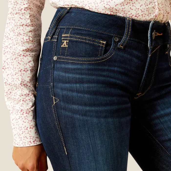 Women Denim Ariat Mid Rise Romana Straight Pennsylvania Women Denim Ariat Mid Rise Romana Straight Pennsylvania