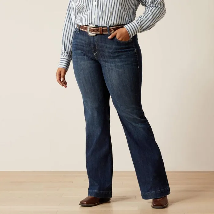 Women Denim Ariat Perfect Rise Tyra Trouser Midnight Women Denim Ariat Perfect Rise Tyra Trouser Midnight