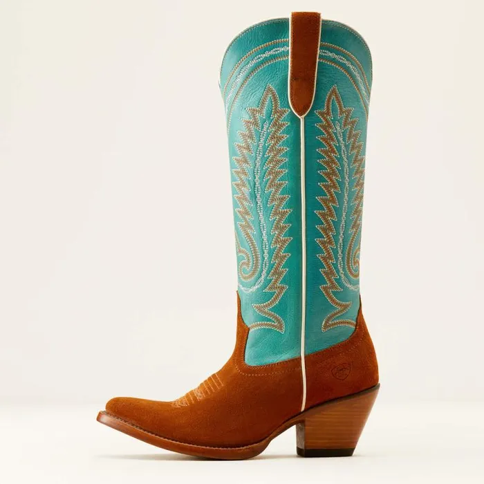 Women Dress and Fashion Boots Ariat Ambrose Western Boot Penny Suedepale Turquoise Women Dress and Fashion Boots Ariat Ambrose Western Boot Penny Suedepale Turquoise