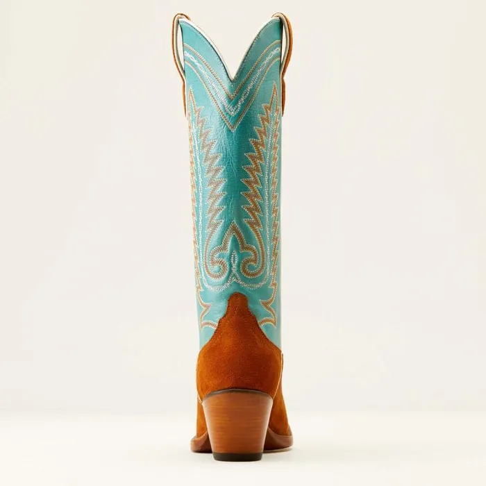 Women Dress and Fashion Boots Ariat Ambrose Western Boot Penny Suedepale Turquoise Women Dress and Fashion Boots Ariat Ambrose Western Boot Penny Suedepale Turquoise