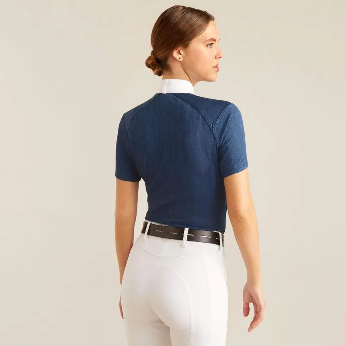 Women English Riding Ariat Showstopper 30 Show Shirt Dark Denim Women English Riding Ariat Showstopper 30 Show Shirt Dark Denim