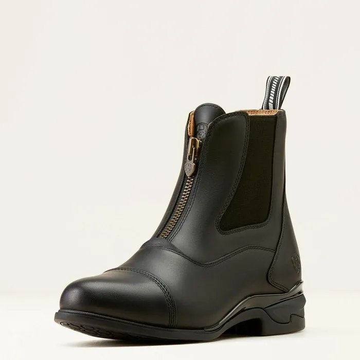Women English Riding Boots Ariat Devon Zip Paddock Boot Black
