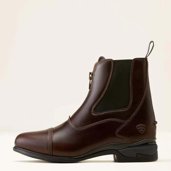 Women English Riding Boots Ariat Devon Zip Paddock Boot Waxed Chocolate Women English Riding Boots Ariat Devon Zip Paddock Boot Waxed Chocolate