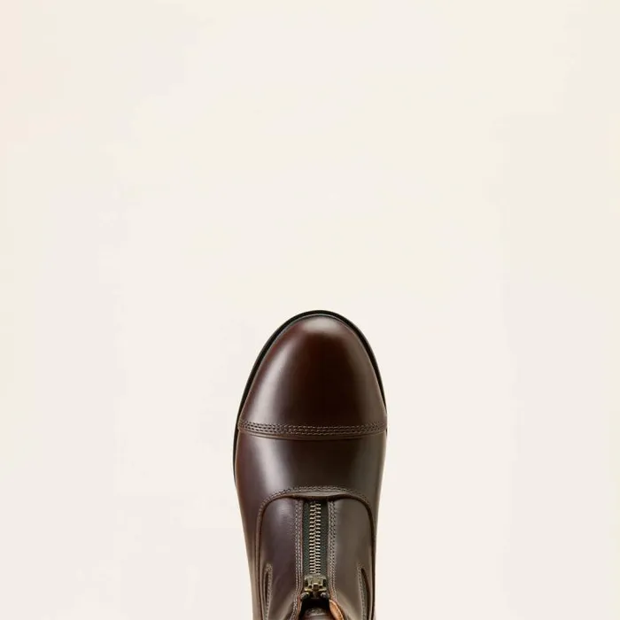 Women English Riding Boots Ariat Devon Zip Paddock Boot Waxed Chocolate Women English Riding Boots Ariat Devon Zip Paddock Boot Waxed Chocolate