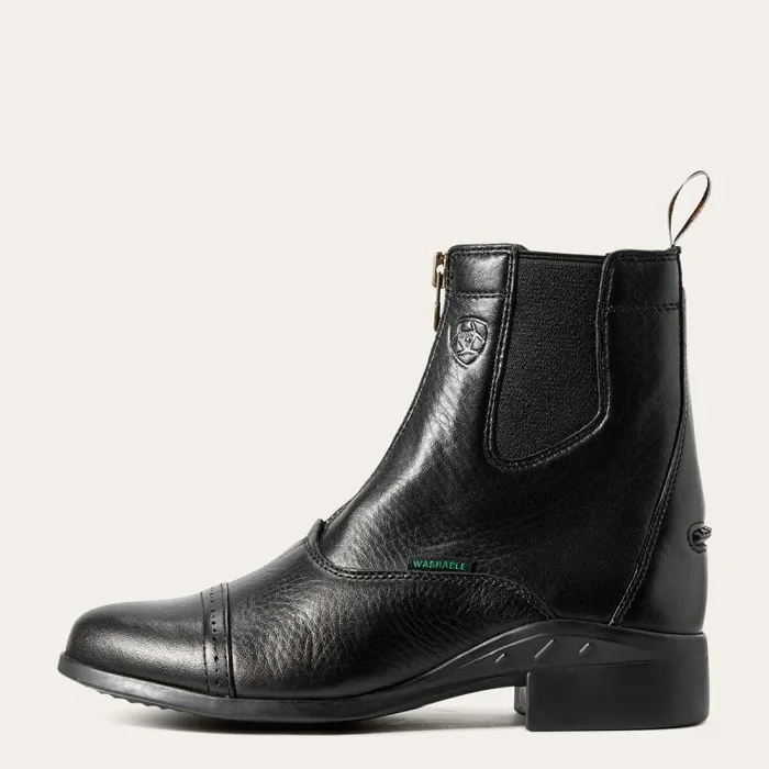 Women English Riding Boots Ariat Heritage Breeze Zip Paddock Boot Black