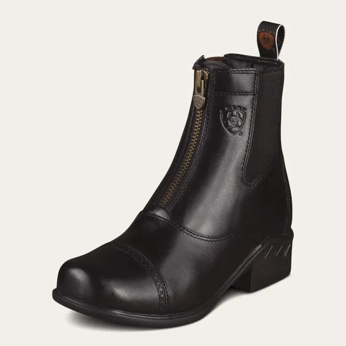 Women English Riding Boots Ariat Heritage RT Zip Paddock Boot Black