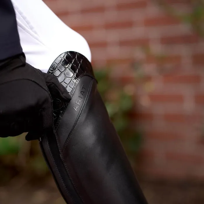 Women English Riding Boots Ariat Palisade Show Tall Riding Boot Blackblack Croc Print Women English Riding Boots Ariat Palisade Show Tall Riding Boot Blackblack Croc Print