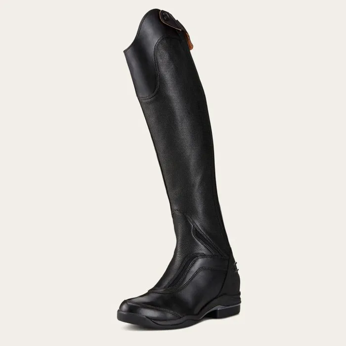 Women English Riding Boots Ariat V SPORT TALL ZIP Allover Black