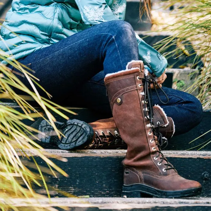Women English Riding Boots Ariat Wythburn Tall Waterproof Boot Dark Brown