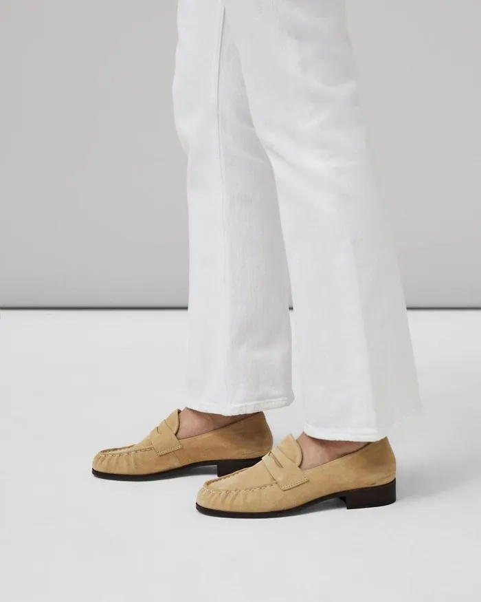Women Flats Rag 038 Bone Sid Loafer 8211 Suede Dune Suede