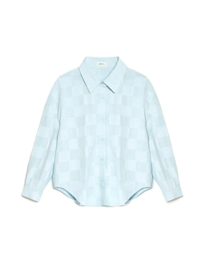 Women Ghospell Katy Pleat Back Shirt Illusion Blue Sister Jane Tops