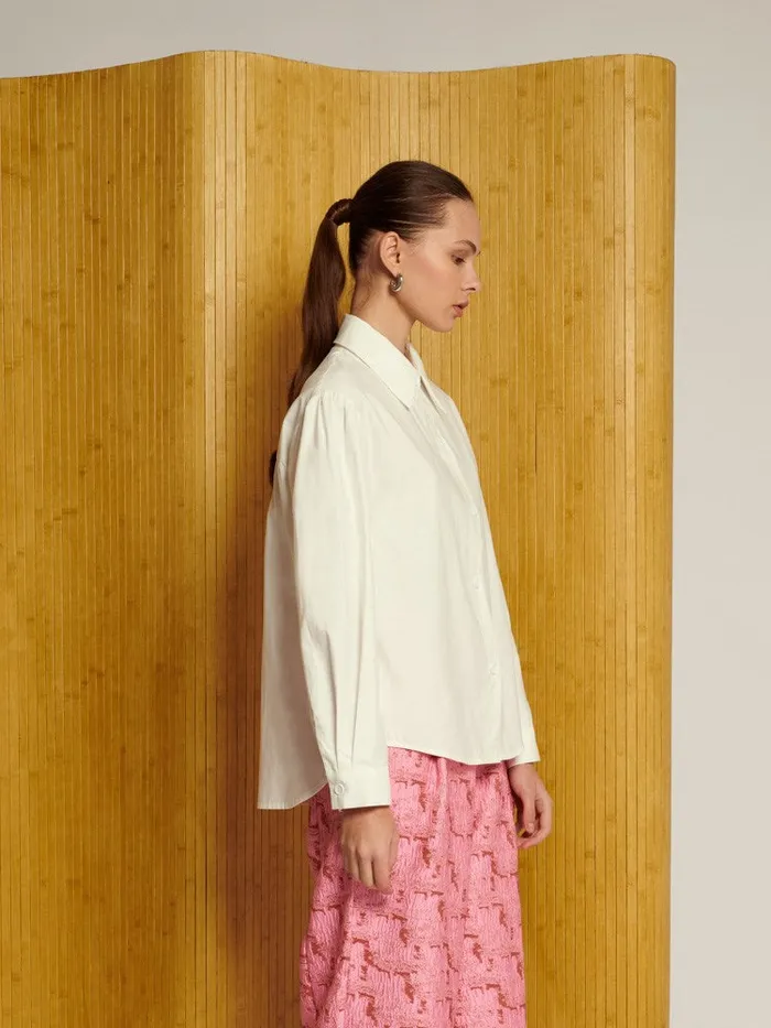 Women Ghospell Riley Wave Shirt Pearl White Sister Jane Tops