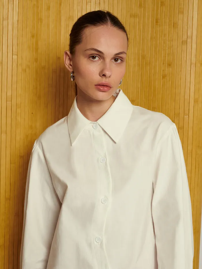 Women Ghospell Riley Wave Shirt Pearl White Sister Jane Tops