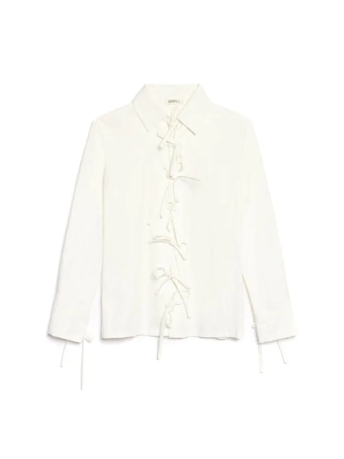 Women Ghospell Tiggy Tie Shirt White Sister Jane Tops