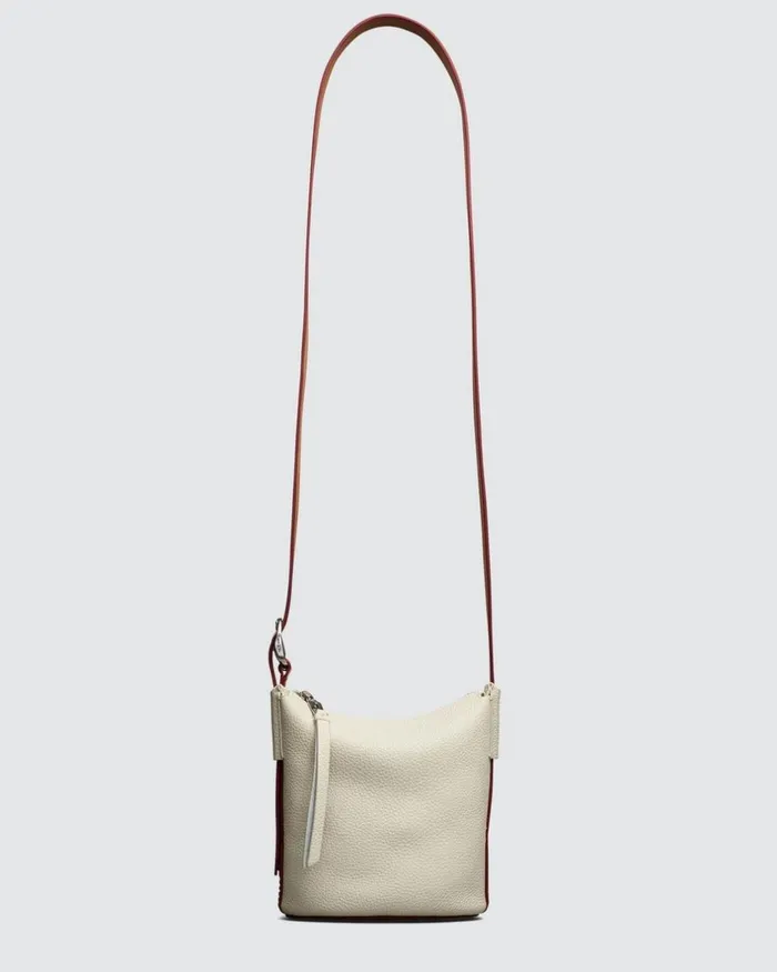 Women Handbags Rag 038 Bone Belize Mini Bucket Bag 8211 Leather Antique White
