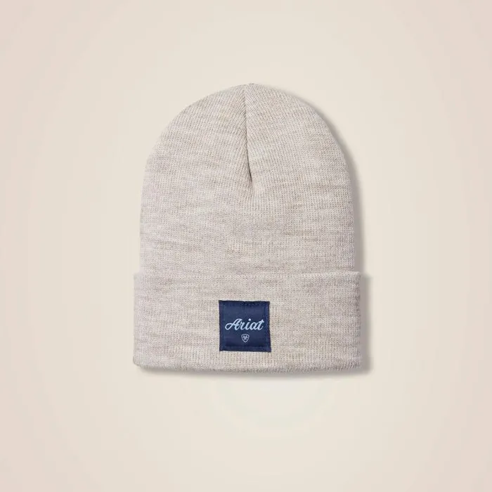 Women Hats and Caps Ariat Ariat Square Patch Cap Alabaster Heather