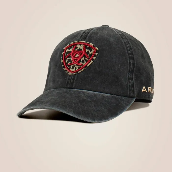 Women Hats and Caps Ariat Shield Logo Cap Black