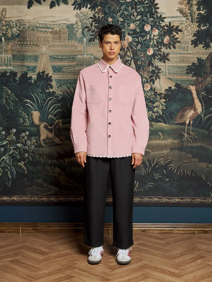 Women Hector Cord Over Shirt Dusty Pink Sister Jane Tops