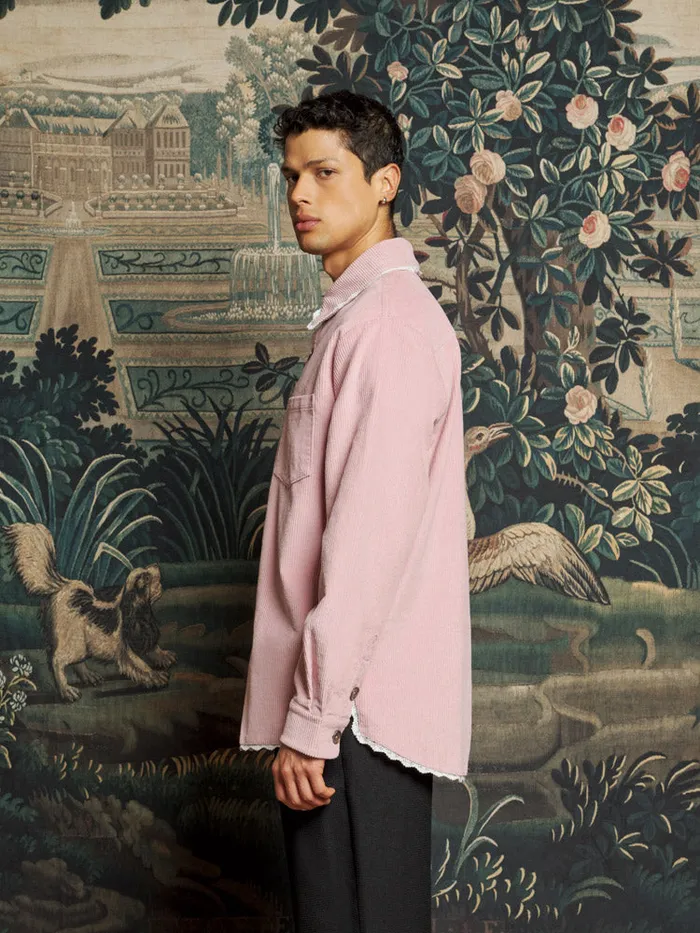 Women Hector Cord Over Shirt Dusty Pink Sister Jane Tops