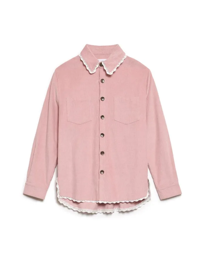 Women Hector Cord Over Shirt Dusty Pink Sister Jane Tops