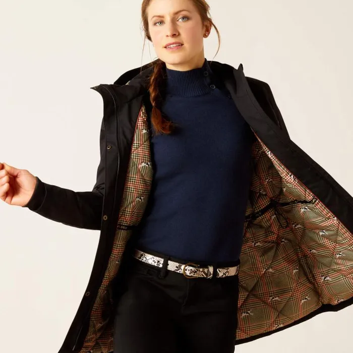 Women Jackets and Vests Ariat Argentium Parka Black Women Jackets and Vests Ariat Argentium Parka Black