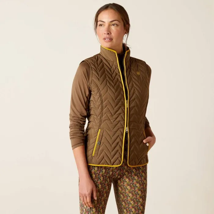 Women Jackets and Vests Ariat Ashley Insulated Vest Canteen