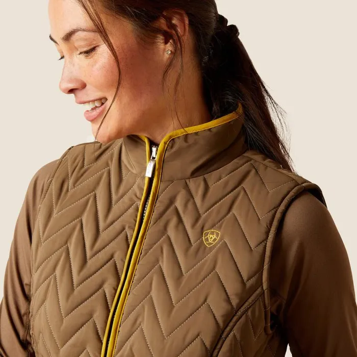 Women Jackets and Vests Ariat Ashley Insulated Vest Canteen