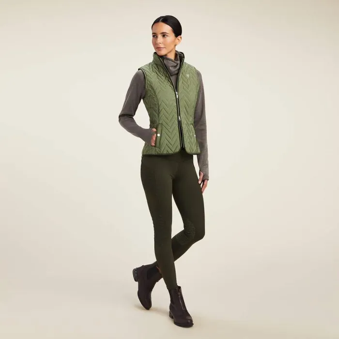 Women Jackets and Vests Ariat Ashley Insulated Vest Four Leaf Clover