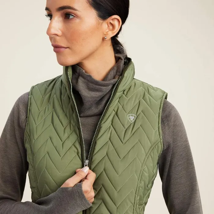 Women Jackets and Vests Ariat Ashley Insulated Vest Four Leaf Clover