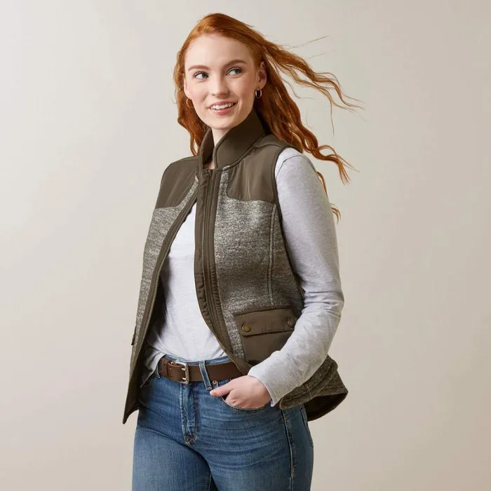 Women Jackets and Vests Ariat Millbrae Vest Earth