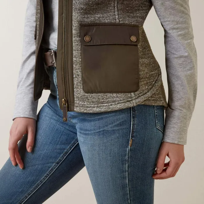 Women Jackets and Vests Ariat Millbrae Vest Earth Women Jackets and Vests Ariat Millbrae Vest Earth