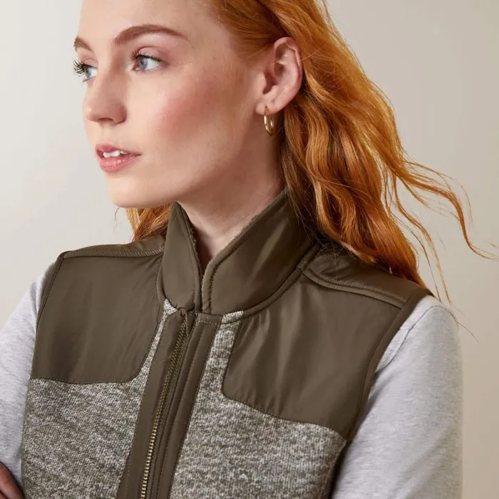 Women Jackets and Vests Ariat Millbrae Vest Earth Women Jackets and Vests Ariat Millbrae Vest Earth