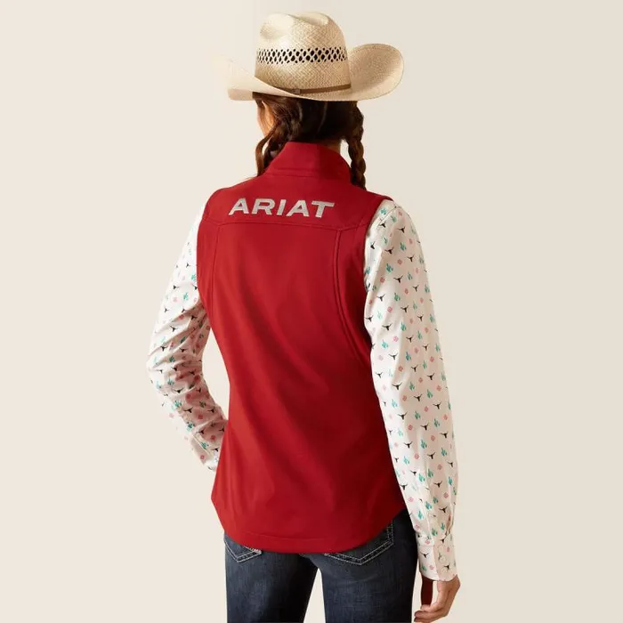 Women Jackets and Vests Ariat New Team Softshell Vest Sundried Tomato