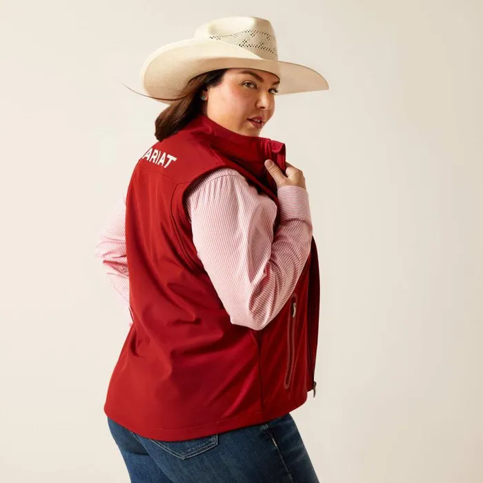 Women Jackets and Vests Ariat New Team Softshell Vest Sundried Tomato