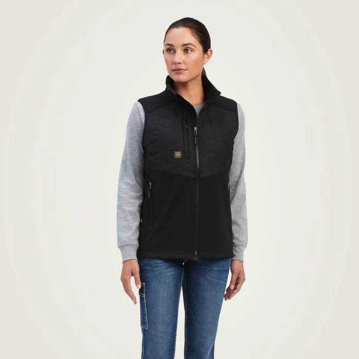 Women Jackets and Vests Ariat Rebar Cloud 9 Insulated Vest Black
