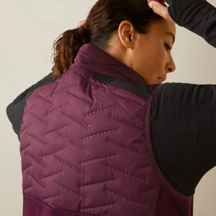 Women Jackets and Vests Ariat Rebar Cloud 9 Insulated Vest Potent Purple